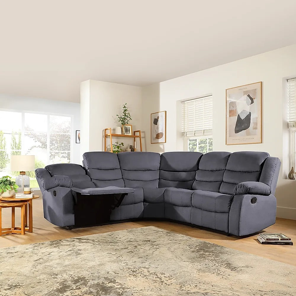 Recliner corner sofa and 3+2 seater sofa