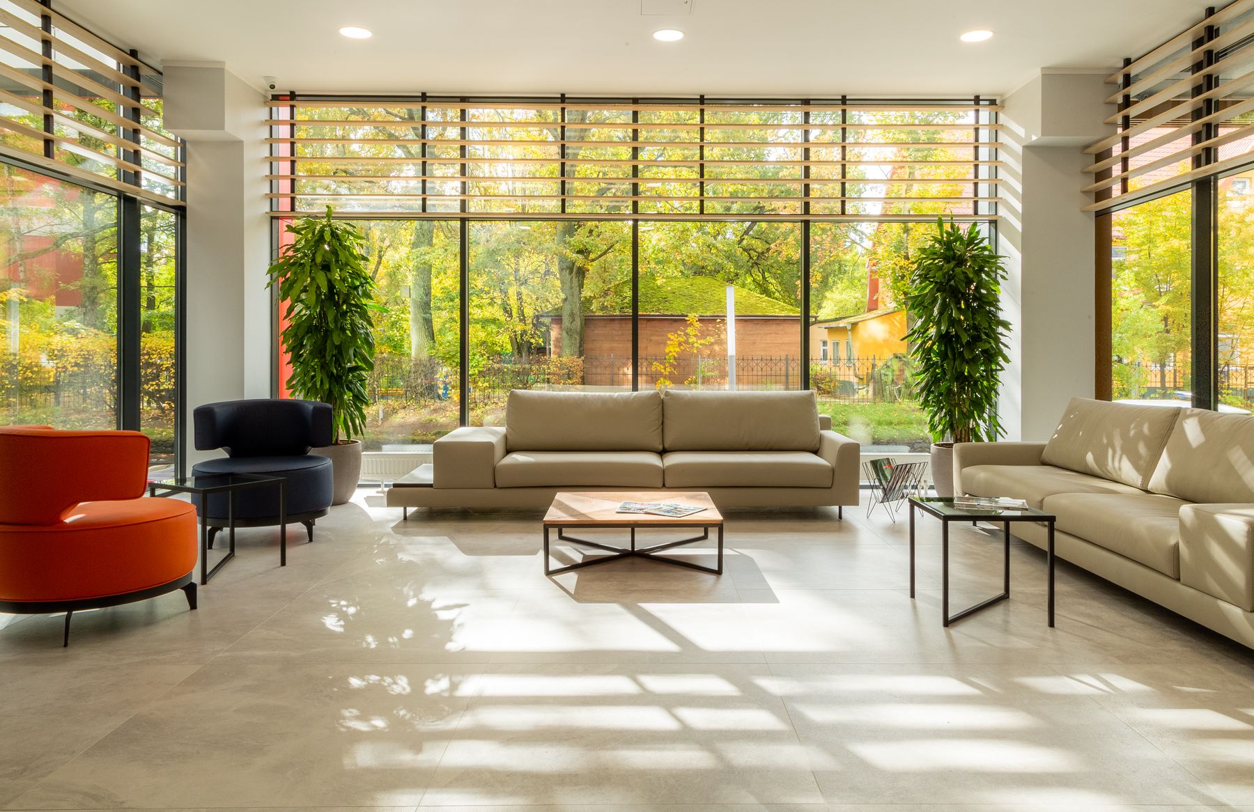 Bright modern living room